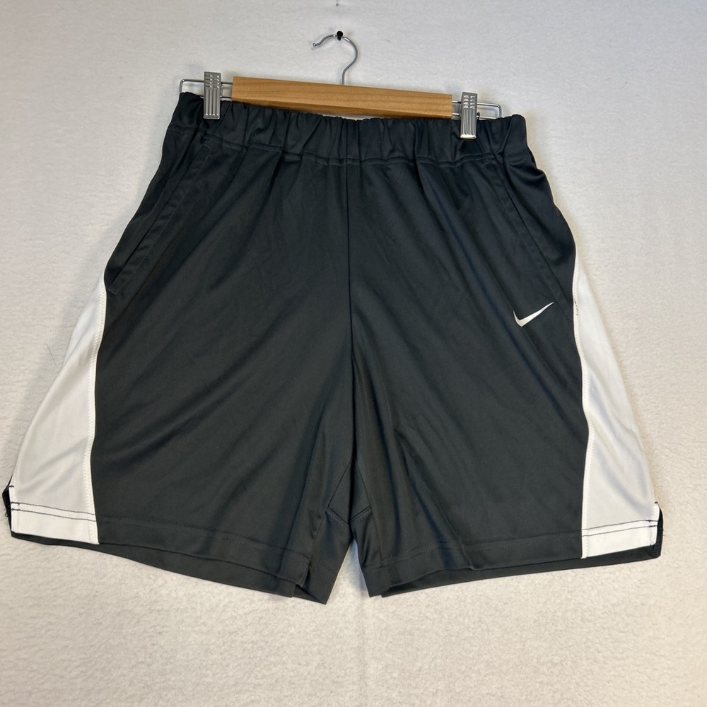 Nike Womens Training Performance Running Shorts Black White 615729-061 Medium M